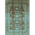 thumbnail image 1 of Ahgly Company Indoor Rectangle Oriental Light Blue Traditional Area Rugs, 4' x 6', 1 of 4