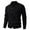 Black, variant on Jackets for Men,Winter Casual Zip Up Knit Sweater Coat with Half High Neck Comfortable Warm Lined Outerwear for Cold Weather,Mens Winter Coats,Size:M