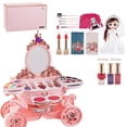 thumbnail image 2 of Ensemble de Maquillage pour Filles, Cosmétiques de Princesse, Ensemble de Maquillage pour Enfants, Jeu de Rôle, Jouets de Maquillage pour Enfants, Jouet pour Filles, 2 of 9