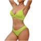 thumbnail image 1 of Trajes de baño Tankini Amzcrzy para mujer, trajes de baño, trajes de baño, bikini con control de abdomen, estilo europeo y americano, bañadores divididos, bañadores amarillos, XL, 1 of 3