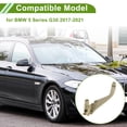 thumbnail image 3 of Front Driver Side Door Panel Handle Pull Trim Cover for BMW 5 Series G30 2017-2021 Inner Door Handle Door Pull Handle Cover Beige ABS 1 Set, 3 of 6