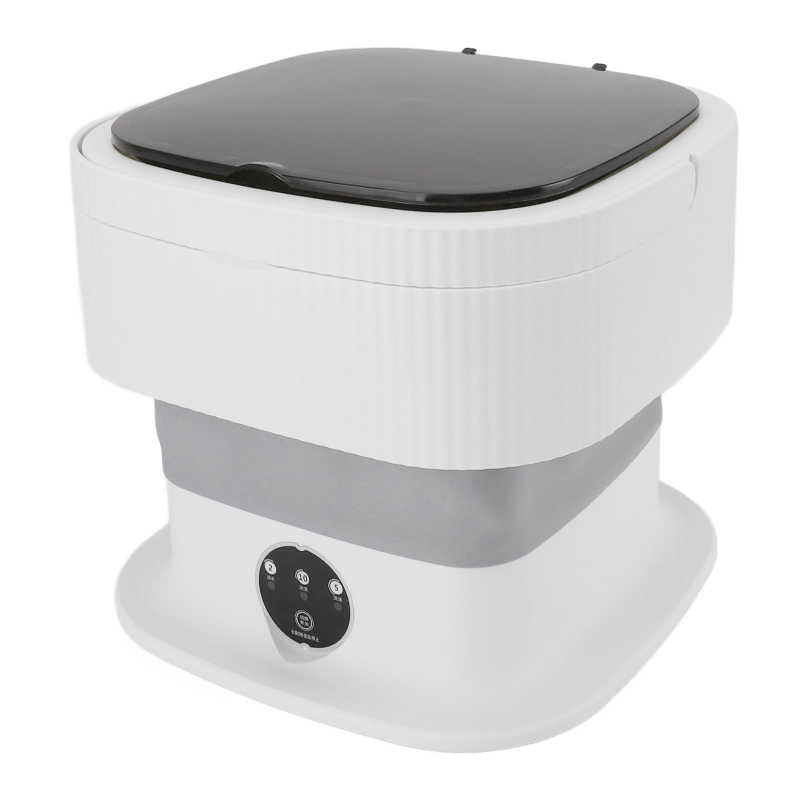 Portable Mini Foldable Washer, 40W Portable Washing Machine, Mini Washer, 10L Large Capacity Foldable, Underwear Washer Machine for Dorm Hotel Travel