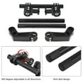 thumbnail image 1 of Removable Steering Handlebar, Aluminum Alloy 22mm Steering Handlebar Wear Resistance  For 125cc Motorcycle Pit Dirt Bike ANGGREK Adjustable Steering Handlebar, 1 of 8