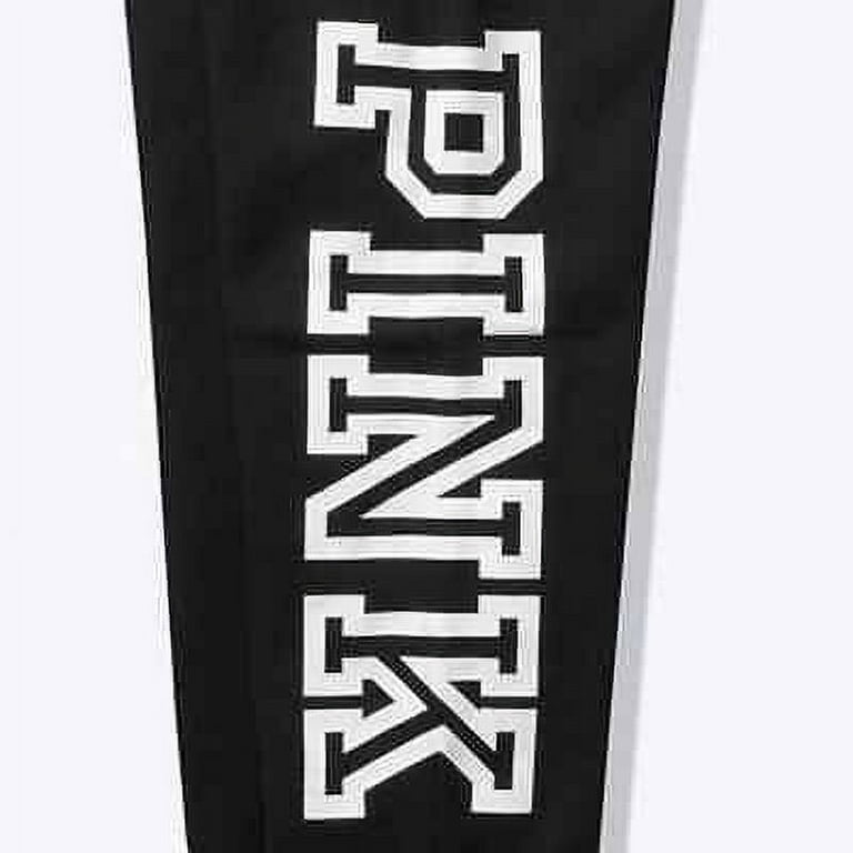 Victoria's Secret PINK Women's Everyday Lounge Logo Skinny Jogger Pants  Black L 