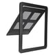 thumbnail image 3 of Pantalla corrediza para puerta de malla para perros y gatos pequeños para mascotas con suministro de solapa magnética, instalación sencilla, color negro grande, 3 of 12