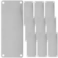 thumbnail image 1 of 10 letreros con nombre, para grabar, en blanco, multifuncionales, de metal., 1 of 7