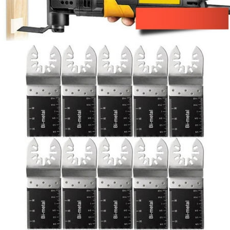 

JLLOM G · PEH Lot 10X 34Mm Oscillating Multi Tool Saw Blades Carbon Steel Cutter Diy 100% New