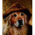 thumbnail image 2 of Murray Henderson Fine Art 15x17 Gold Ornate Wood Framed with Double Matting Museum Art Print Titled - Gold Digger, 2 of 4