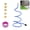 Blue, variant on Hose Misters for Outside Patio, 76 Inch Flexible Standing Mister Sprinkler, Standing Outdoor Hose Misting Cooling System, Portable Garden Misters for Backyard Bird Cooling