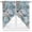 Blue-1, variant on Blue Octopus Coastal Swag Curtains Valance For Kitchen Windows, Summer Beach Ocean Starfish Coral Wide Rod Pocket Curtain Drapes, Bathroom Cafe Living Room Light Filtering Drapery Panels, 56"W x 36"H