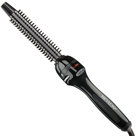 Revlon Perfect Heat® Long Lasting Curls RV054 .75” Ceramic Brush Iron, (Best Hair Dryer Curling Brush)