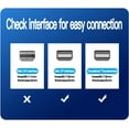 thumbnail image 2 of 4K Mini DisplayPort to HDMI 3 Feet Cable Compatible with MacBook Air/Pro, Microsoft Surface Pro/Dock, Monitor, Projector and Monitor, 2 of 9