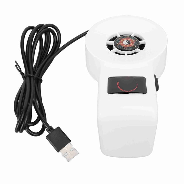 Ventilador USB Para Pecera, Miniventilador de Refrigeración para Acuario Colgante, Ventilador para Pecera Pequeño Ajustable de 2 Niveles, 70x65x115mm