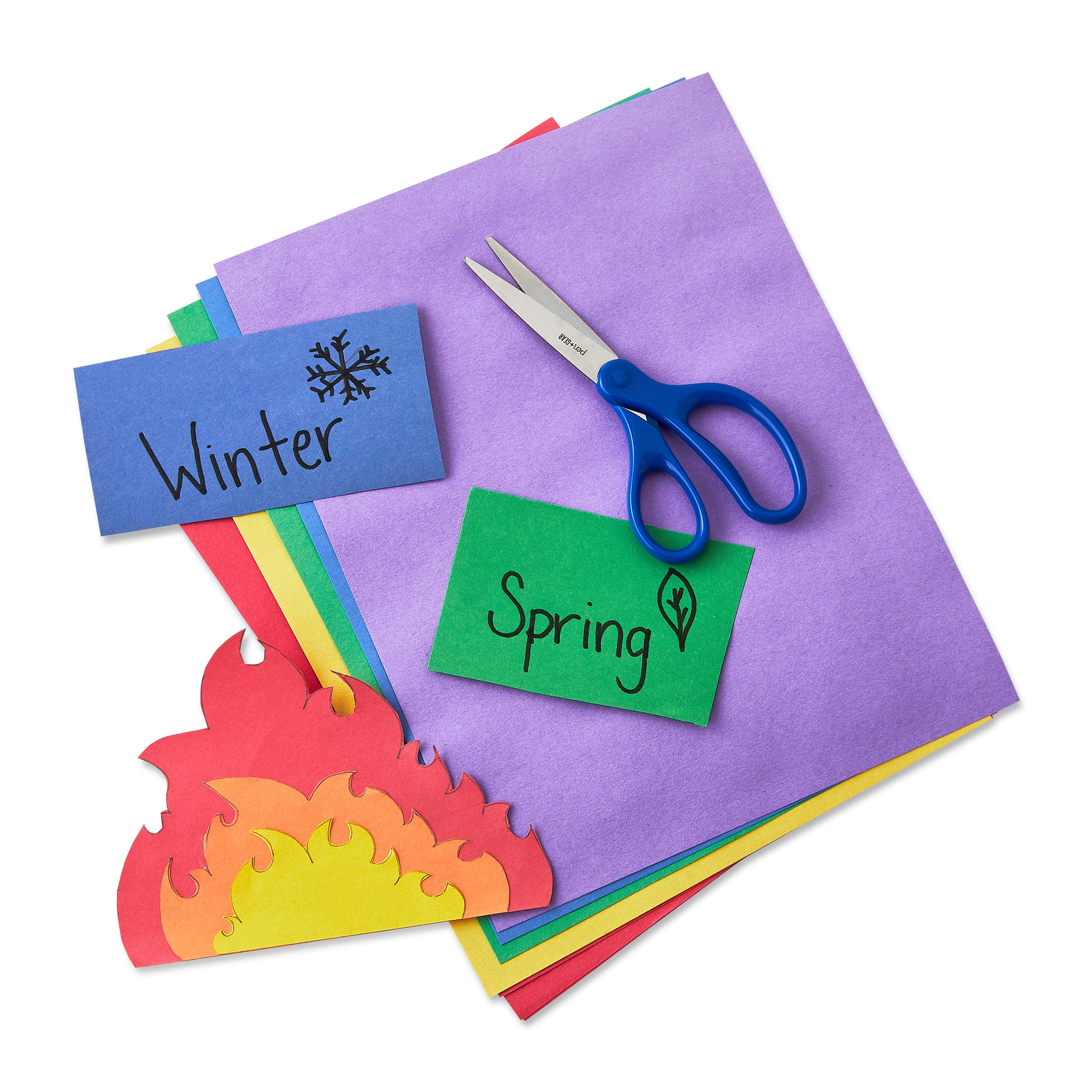 Pen+Gear Heavyweight Construction Paper, Assorted Colors, 9 in x 12 in, 120 Sheets