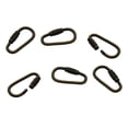 thumbnail image 4 of D anillo de bloqueo Mosquetón Llavero Mini ganchos Cerradura de primavera Escalada Carabiners Clips Titular Regalos para viajar Bronce 24 Packs Methold HA010943-04, 4 of 6