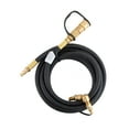 thumbnail image 3 of Marshall Excelsior ME66CP Portable Grill Conversion Kit for Coleman Roadtrip - 10' Hose, M. QD x F. QD w/ Shutoff, 1/4" FNPT x 1/8" FNPT, 3 of 3