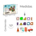 thumbnail image 3 of Bloques Magnéticos Construcción Juguetes Ninos Imanes 149 Pz, 3 of 4
