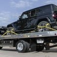 thumbnail image 3 of VULCAN 8-Point Roll Back Vehicle Tie Down Kit - Chain Tails on Both Ends - Set of 4 - Classic Yellow, 3 of 8
