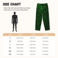 thumbnail image 3 of Disketp Green Sparkling for Women's Pajama Pants - Ultra Soft Fleece Sleep and Lounge Pants (Size: S-3XL)-Small, 3 of 6