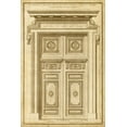 thumbnail image 2 of Deneufforge 11x14 White Modern Wood Framed Museum Art Print Titled - Vintage Door II, 2 of 4