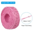 thumbnail image 2 of Unique Bargains 1 Roll Raffia Ribbon, 109 Yard Paper Twine String for Festival Gifts Wrapping, Pink, 2 of 7