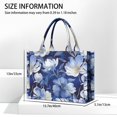 thumbnail image 3 of Large Capacity Tote Bag,Pioneer Flower Floral Print Pattern Handbag Fashion Luxury Tote Bag,15.7"x13"x 5.1" Inches,Laptop Compatible, 3 of 6