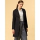 thumbnail image 3 of Abrigo de Invierno Allegra K Midi con Cinturón y un solo Pecho para Mujer Negro XS, 3 of 6