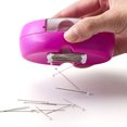 thumbnail image 3 of Alfiletero magnético con cajón – Turquesa – Potente soporte magnético para alfileres de costura – 50 alfileres con cabeza de cristal incluidos – Cesta elegante para alfileres, clips y tornillos, 3 of 4