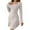 Beige, variant on BiZtdJrK Womens Slim Fit Sweater Dress Tiered Loose Hem Long Sleeve Knit Tunic Mini Dresses Comfy Casual Fall Sweaters Black L