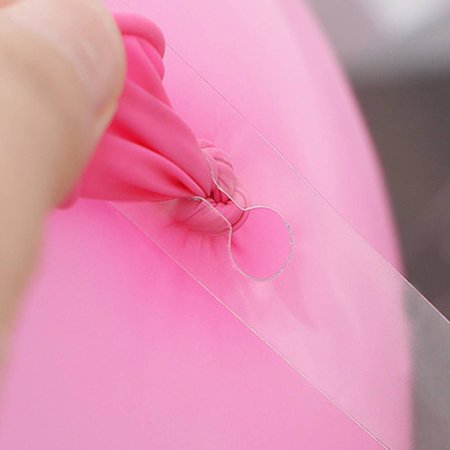5m Transparent Balloon Chain Arch Connect Strip Holder Plastic