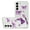 Purple Butterfly, variant on for Galaxy S22 Plus 6.6" 2022 Case, Slim Flexible TPU Fashion Shell Pattern Durable Shockproof Protective Case for S22 Plus Ladies Girls Women Men, Purple Fish Scales