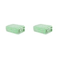thumbnail image 3 of Yuarrent Toalla de té a cuadros, paños de cocina, servilletas, tejido, paño de limpieza, paño de cocina reutilizable, hogar, Hotel, Verde 2Conjunto, 3 of 6