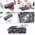 thumbnail image 7 of Vintage Pencil Case Embroidery Pen Pouch Zipper Pencil Bag Women Cosmetic Makeup Bag Coin Purse for Office Organizer Storage Bag, 7 of 7