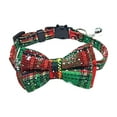 thumbnail image 6 of Dog Cat Collars with Bow Tie and Bell,Cat Collars Plaid,Breakaway Adjustable Tie Collars,Cute Collar for Pet, 6 of 6