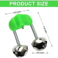 thumbnail image 3 of 50 Pieces Fishing Alarm Bells, Plastic Fishing Rod Clips with Dual Alert Bells, 3 of 5