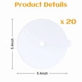 thumbnail image 6 of FLINT - 20Pcs Disposable Flea Trap Sticky Discs Refill Fits Most Dome Flea Bed Bug Traps, 6 of 6