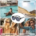 thumbnail image 5 of one-piece sunglasses trend cross-border hollow sunglasses, made of PC - style:style1;, 5 of 5