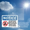 thumbnail image 6 of (2 Pack) Do Not Place Objects On Top Sign, 6 of 7