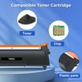 thumbnail image 5 of Finepix Ink TN630 TN660 Toner Cartridge Compatible for Brother TN-630 TN-660 DCP-L2540DW MFC-L2700DW HL-L2380DW HL-L2300D MFC-L2740DW Laser Printer Ink (Black, 4-Pack), 5 of 7