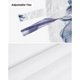 thumbnail image 6 of Flower Tulip Transparent Abstract Kitchen Valance Curtain Window Valance for Living Room Bedroom Tie Up Valance Curtain, 6 of 6