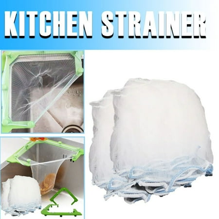 

Triangular Corner Sink Filter Kitchen Drain Basket W/ 50/100Pcs Hanging Mesh Bag