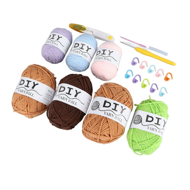 Kit De Tricot Au Crochet, Kit De Crochet Pour Débutant Bricolage  Respectueux De L'environnement Pour L'artisanat Pour Adultes 