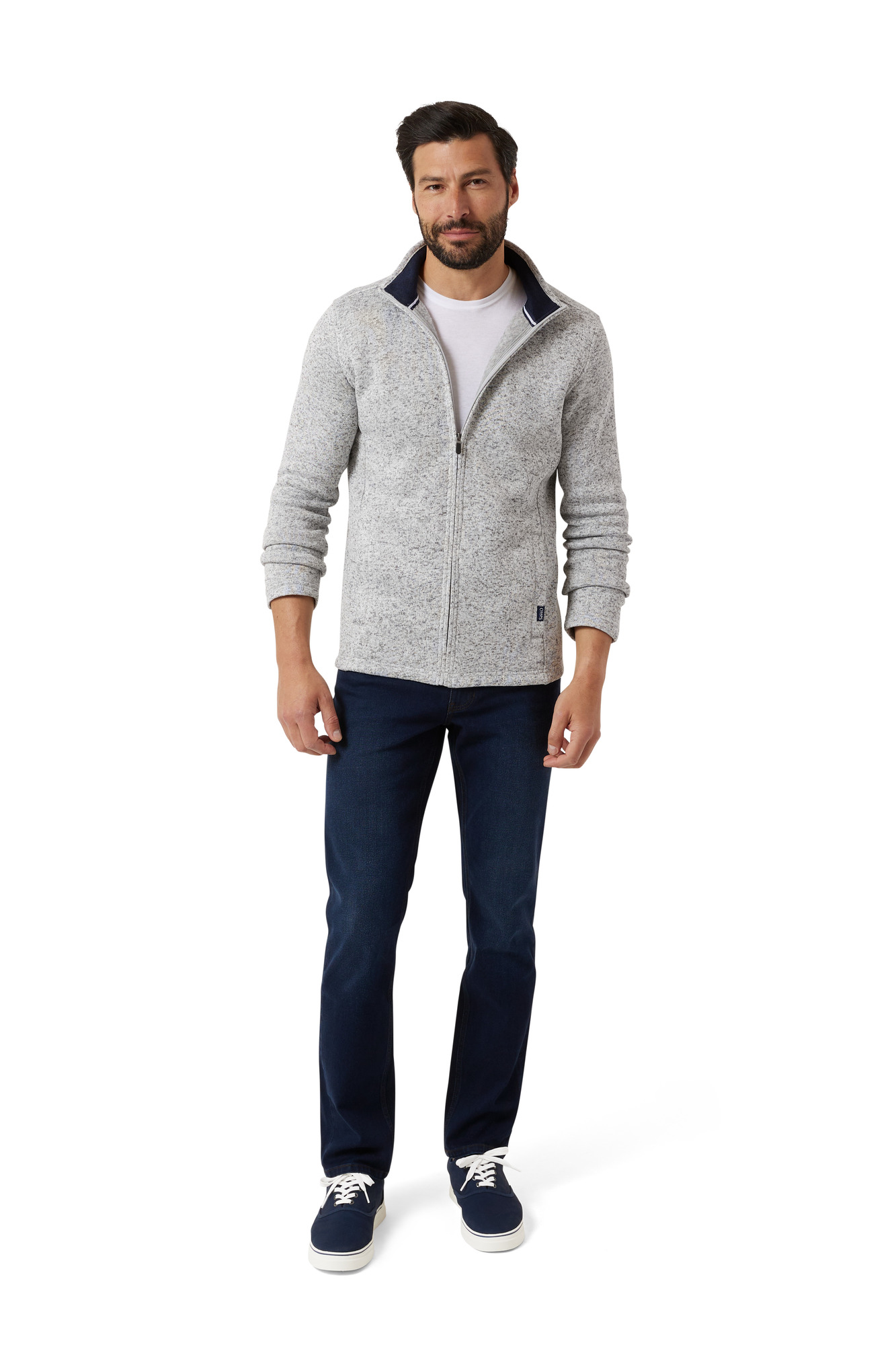 Chaps Men's & Big Men's Full Zip Sweater Fleece - image 4 of 7