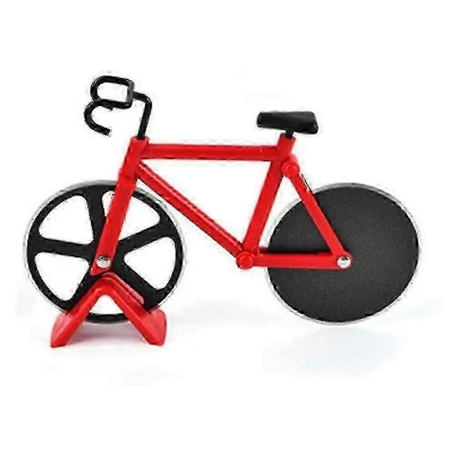 1pcs Pizza Cutter Red Bicycle Bike Pizza Cutter With Display Stand Non-stick Kitchen Utensils Pizza - WEI KE
