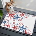 thumbnail image 4 of Independence Day Star Washable Small Entryway Area Rugs 2'x3', 4th of July American Flag Red Blue Star Low Pile Throw Rug Non-Slip Sturdy Edge Binding Carpet for Front Door Floor Room Entry, 4 of 9