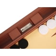 thumbnail image 2 of Silverman & Co. 19-inch Premium Backgammon Set - Large - Desert Brown, 2 of 12