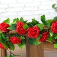 thumbnail image 7 of Cheers.US Fake Rose Vine Garland Artificial Flowers Plants Hanging Rose Ivy Home Hotel Office Wedding Party Garden Decor, 7 of 7