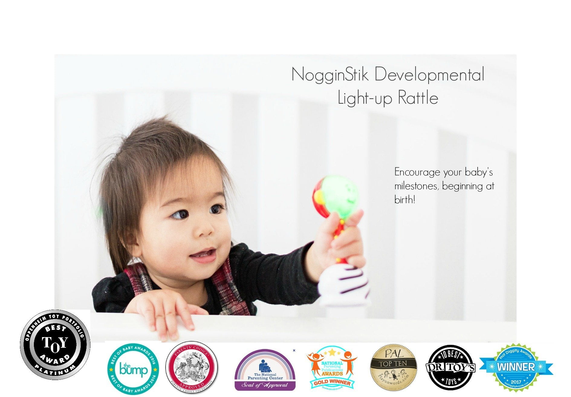 nogginstik developmental rattle
