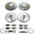 thumbnail image 2 of PowerStop Front and Rear Z23 Evolution Sport Carbon-Fiber Ceramic Brake Pad and Drilled & Slotted Rotor Kit Fits: BMW Select Models K8849, 2 of 7