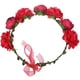 thumbnail image 3 of Corona de flores para novia, tocado de rosas artificiales, corona floral para el cabello, diadema de boda, 3 of 7